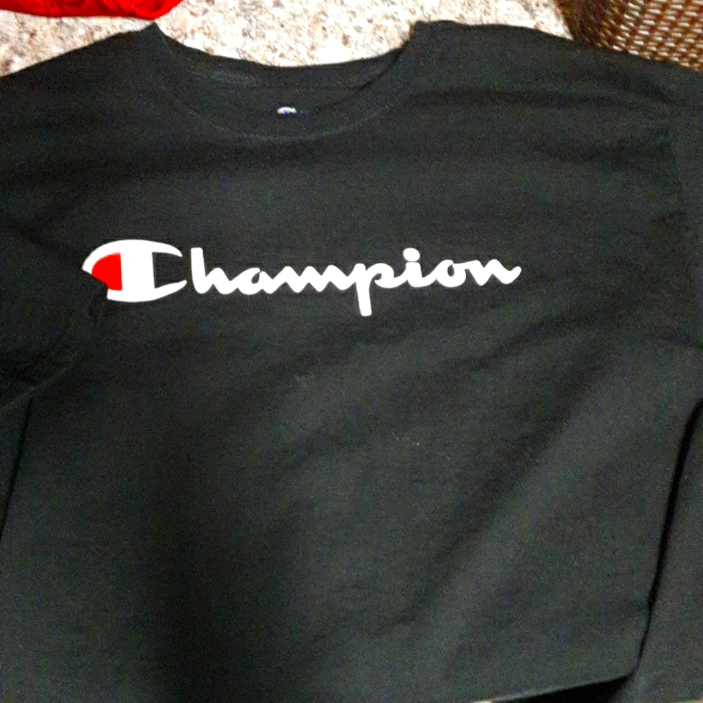 Black Champion Logo Shirt